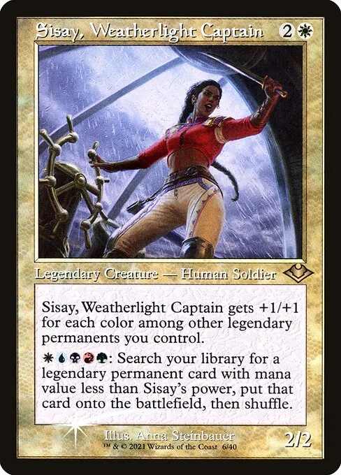 Sisay, Weatherlight Captain · Modern Horizons 1 Timeshifts 6/40