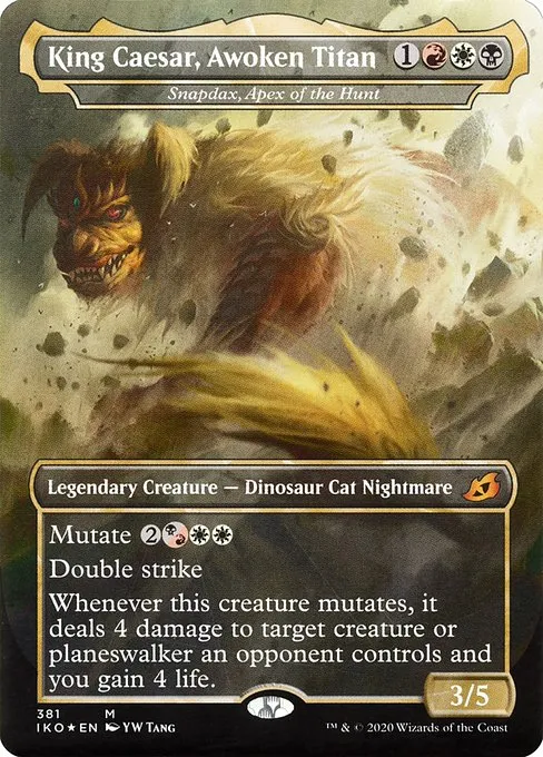 Snapdax, Apex of the Hunt · Ikoria: Lair of Behemoths 381/390
