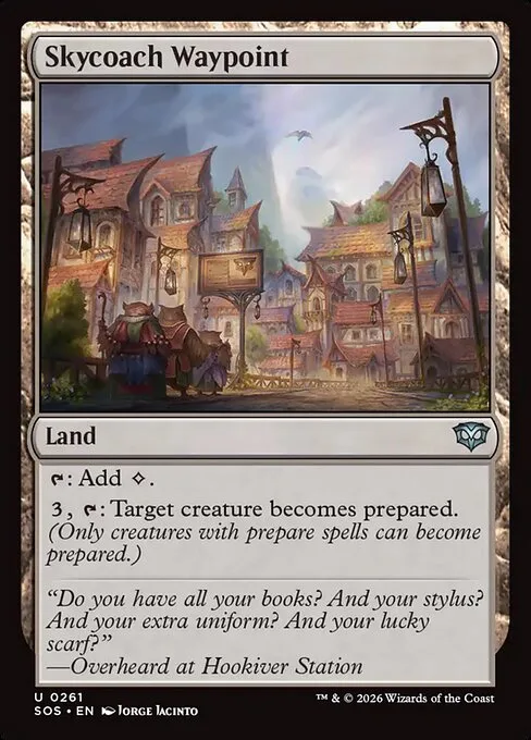Skycoach Waypoint · Secrets of Strixhaven 261/368