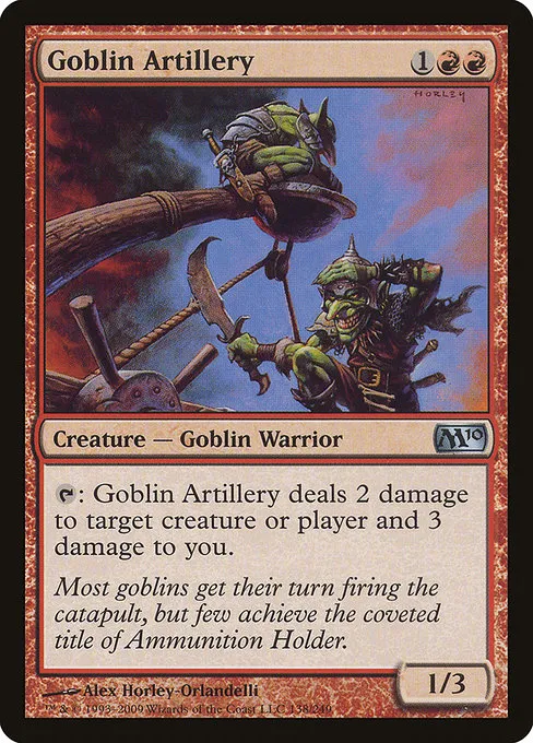 Goblin Artillery · Magic 2010 138/249