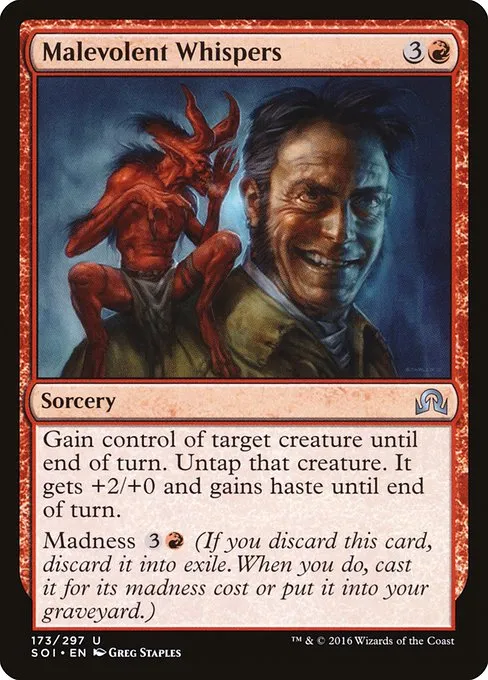 Malevolent Whispers · Shadows over Innistrad 173/302