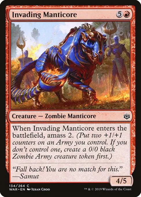 Invading Manticore · War of the Spark 134/312