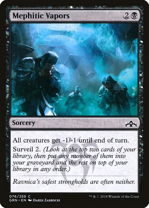 Mephitic Vapors · Guilds of Ravnica 76/273