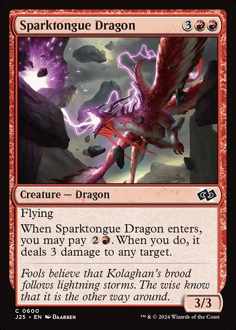 Sparktongue Dragon · Foundations Jumpstart 600/779