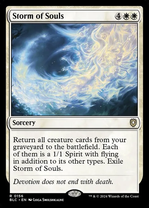 Storm of Souls · Bloomburrow Commander 156/356