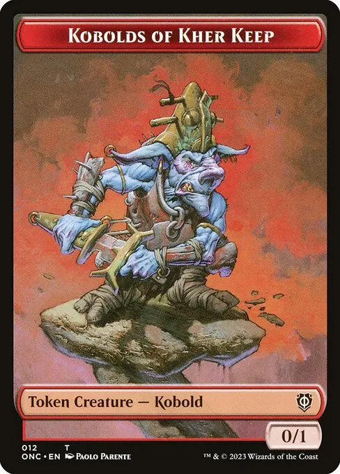 Kobolds of Kher Keep · Phyrexia: All Will Be One Commander Tokens 12/23