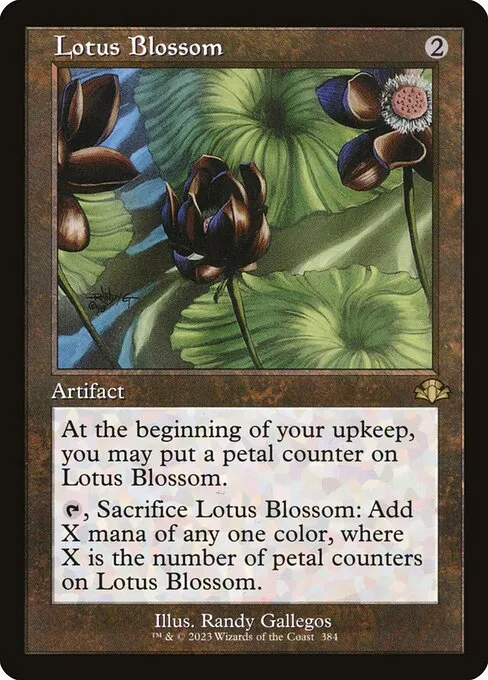 Lotus Blossom · Dominaria Remastered 384/457