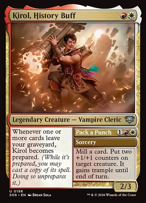 Kirol, History Buff // Pack a Punch · Secrets of Strixhaven 198/368