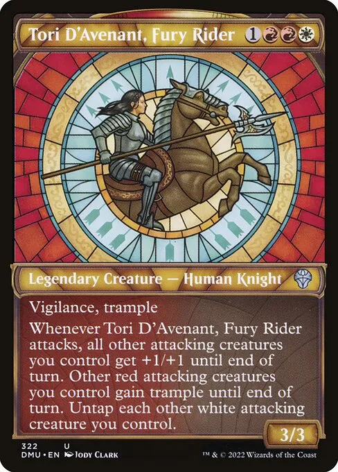 Tori D'Avenant, Fury Rider · Dominaria United 322/453