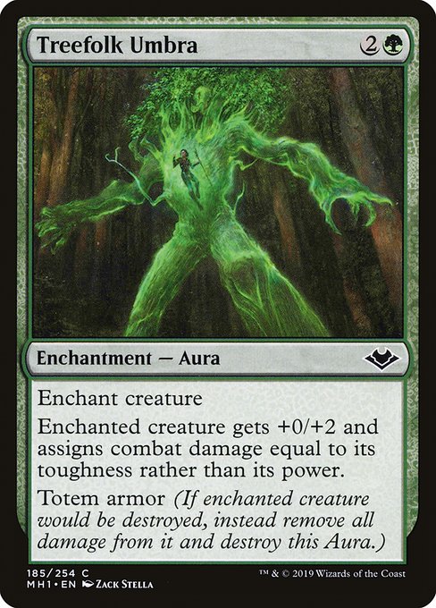 Treefolk Umbra · Modern Horizons 185/255