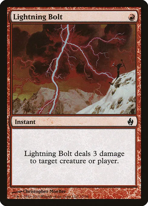 Lightning Bolt · Premium Deck Series: Fire and Lightning 17/34