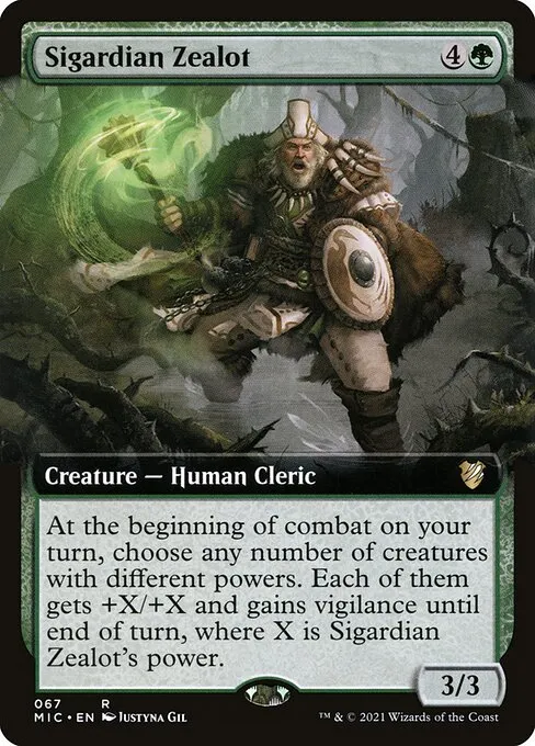 Sigardian Zealot · Midnight Hunt Commander 67/187