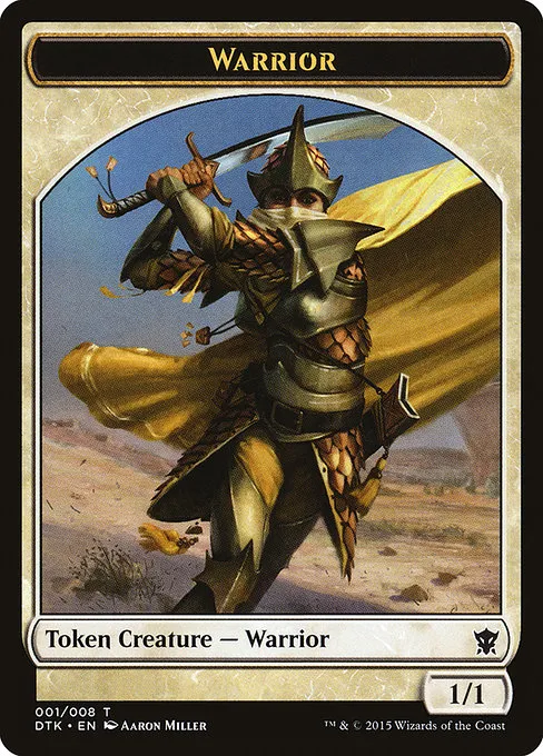Warrior · Dragons of Tarkir Tokens 1/8