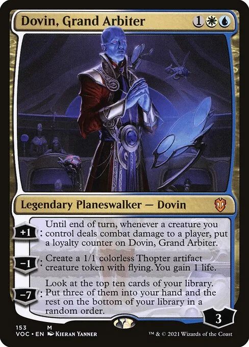 Dovin, Grand Arbiter · Crimson Vow Commander 153/188