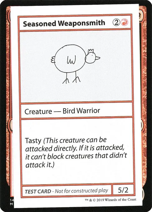 Seasoned Weaponsmith · Mystery Booster Playtest Cards 2021 63/121