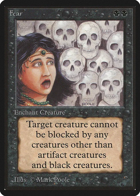 Fear · Limited Edition Beta 109/302