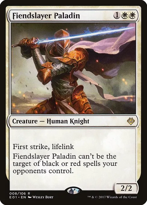 Fiendslayer Paladin · Archenemy: Nicol Bolas 8/106