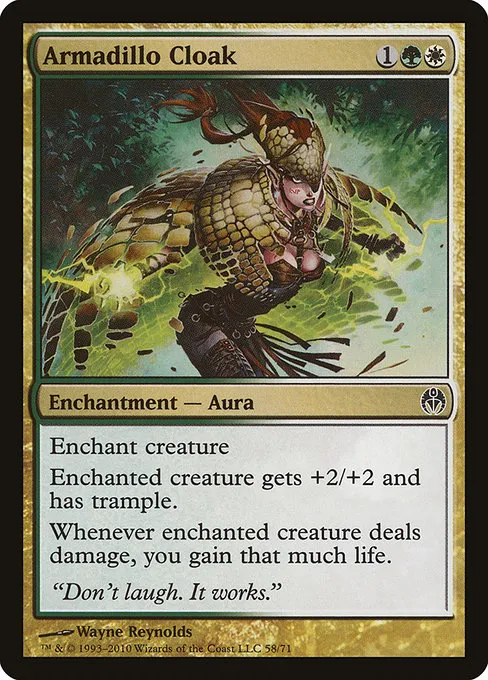Armadillo Cloak · Duel Decks: Phyrexia vs. the Coalition 58/71