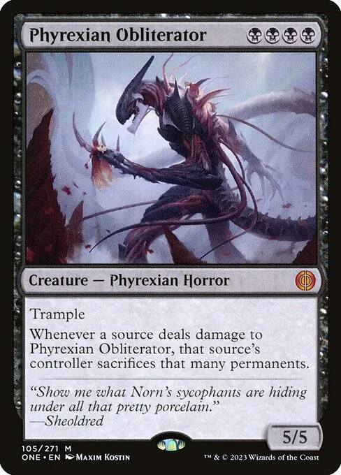 Phyrexian Obliterator · Phyrexia: All Will Be One 105/479