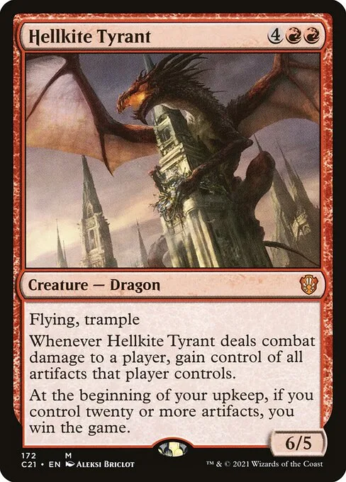 Hellkite Tyrant · Commander 2021 172/409