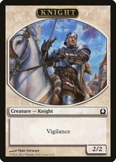 Knight · Return to Ravnica Tokens 2/12