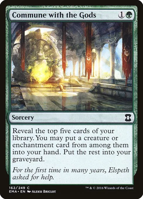 Commune with the Gods · Eternal Masters 162/249