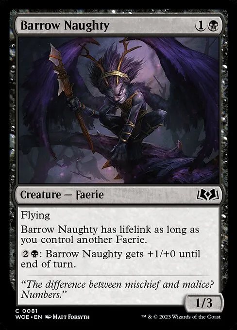 Barrow Naughty · Wilds of Eldraine 81/381