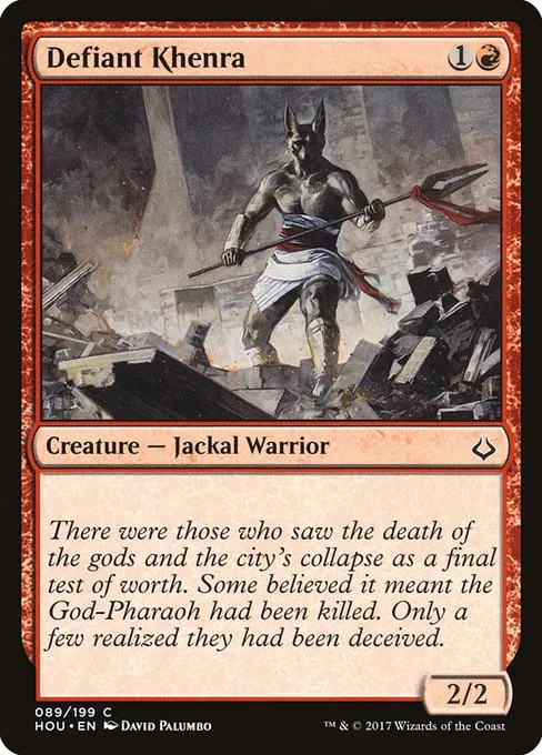 Defiant Khenra · Hour of Devastation 89/209
