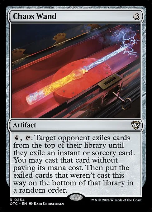 Chaos Wand · Outlaws of Thunder Junction Commander 254/342