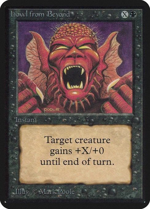 Howl from Beyond · Limited Edition Alpha 111/295