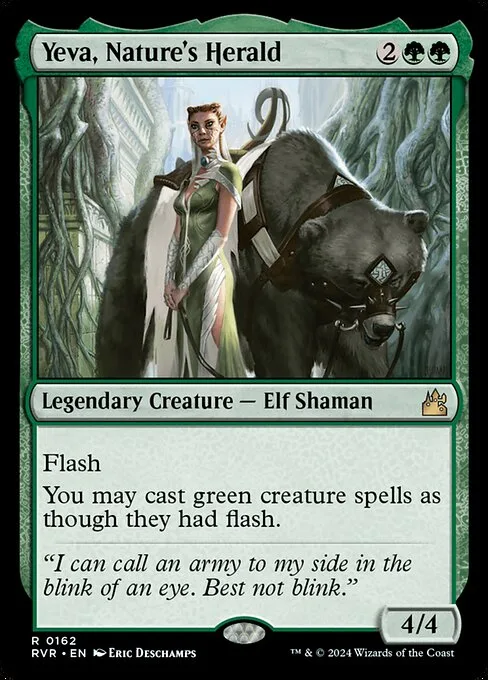 Yeva, Nature's Herald · Ravnica Remastered 162/531