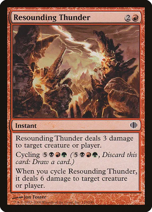Resounding Thunder · Shards of Alara 110/250