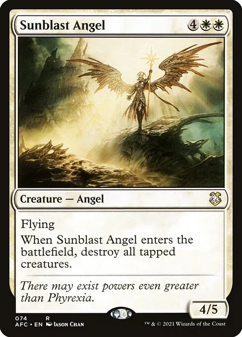 Sunblast Angel · Forgotten Realms Commander 74/331