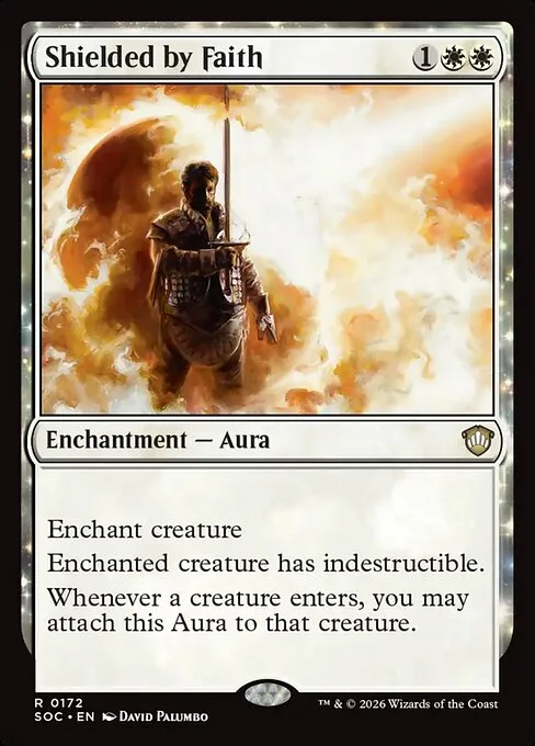 Shielded by Faith · Secrets of Strixhaven Commander 172/426
