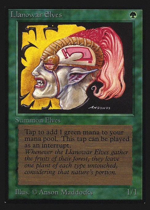 Llanowar Elves · Collectors' Edition 211/302