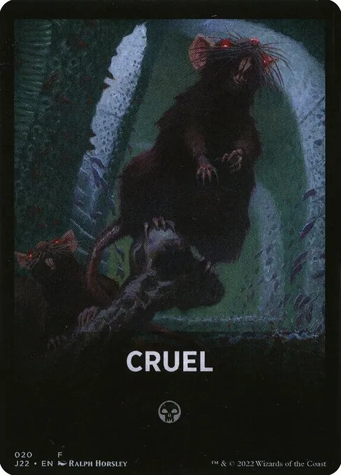 Cruel · Jumpstart 2022 Front Cards 20/46