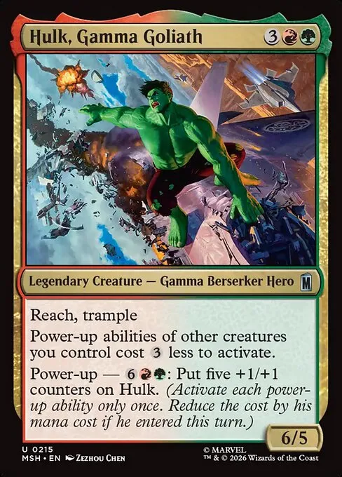 Hulk, Gamma Goliath · Marvel Super Heroes 215/24