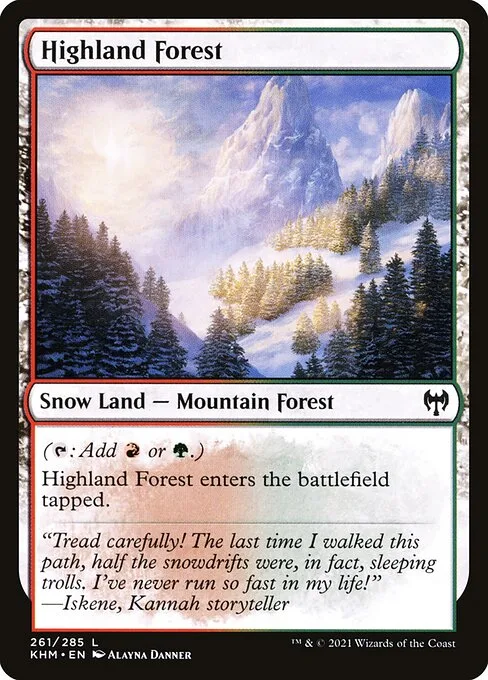 Highland Forest · Kaldheim 261/425