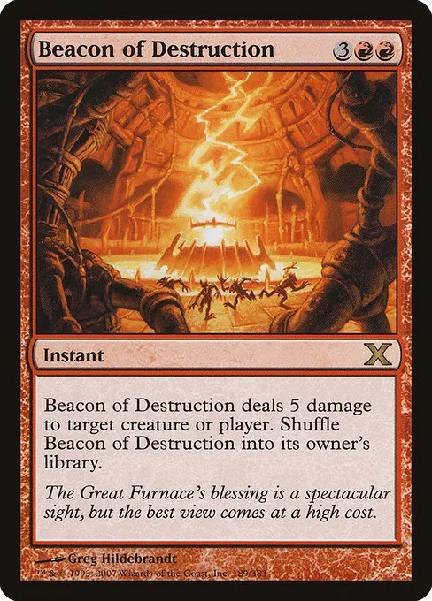 Beacon of Destruction · Tenth Edition 189/510