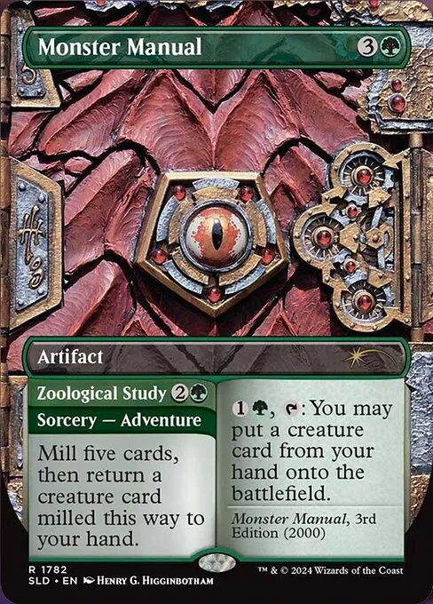 Monster Manual // Zoological Study · Secret Lair Drop 1782/2547