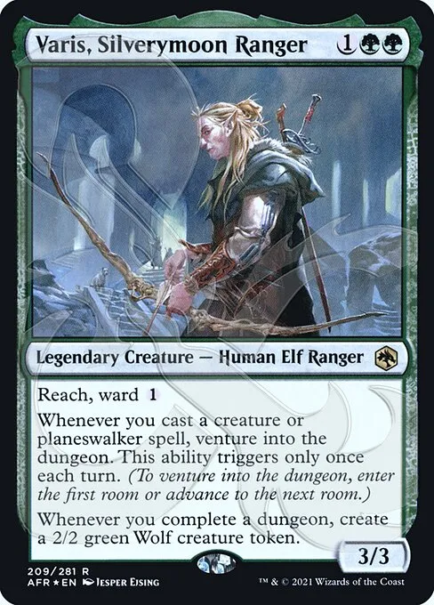 Varis, Silverymoon Ranger · Adventures in the Forgotten Realms Promos 209a/241