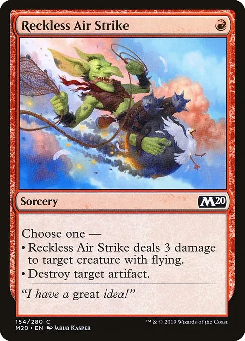 Reckless Air Strike · Core Set 2020 154/346