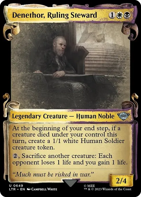 Denethor, Ruling Steward · The Lord of the Rings: Tales of Middle-earth 649/856