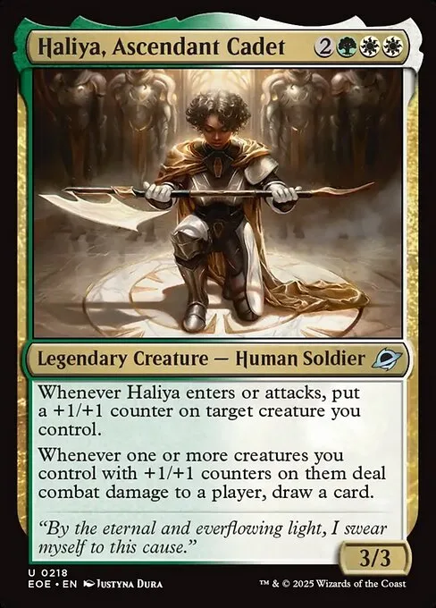 Haliya, Ascendant Cadet · Edge of Eternities 218/400