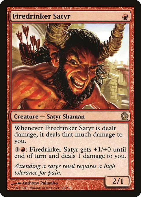 Firedrinker Satyr · Theros 122/249