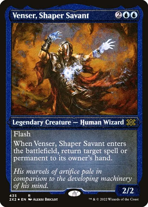 Venser, Shaper Savant · Double Masters 2022 435/579