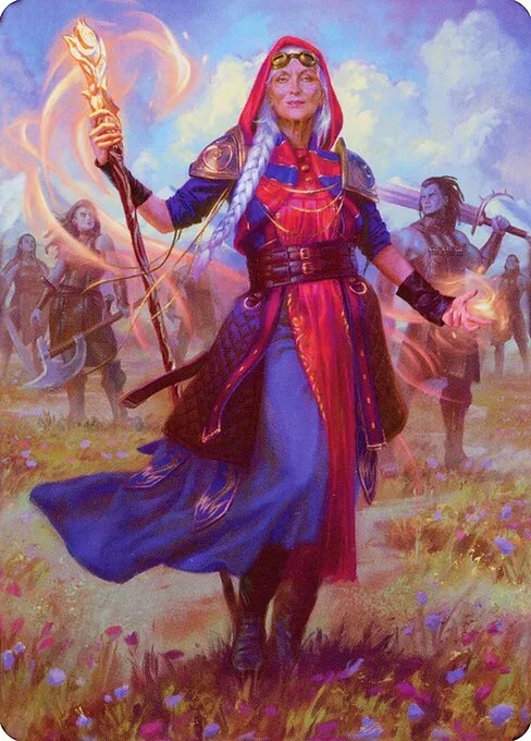 Jaya, Fiery Negotiator // Jaya, Fiery Negotiator · Dominaria United Art Series 34/81