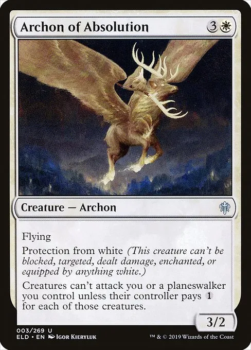 Archon of Absolution · Throne of Eldraine 3/398