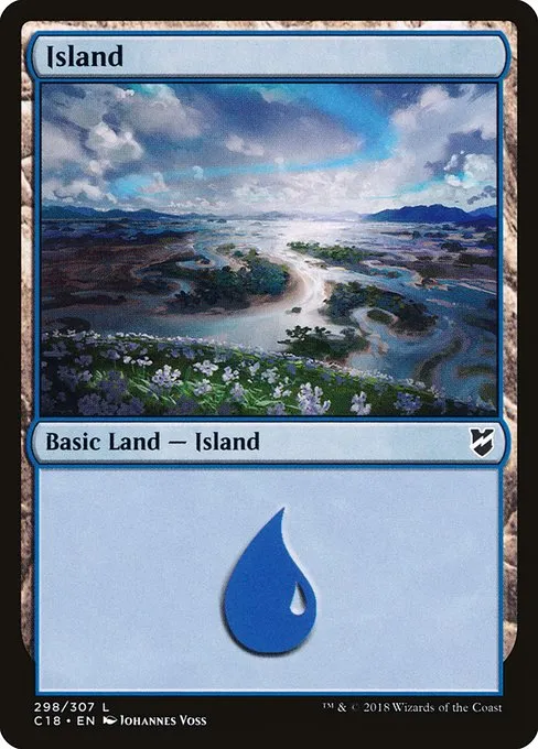 Island · Commander 2018 298/307
