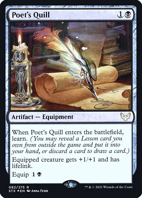 Poet's Quill · Strixhaven: School of Mages Promos 82s/164